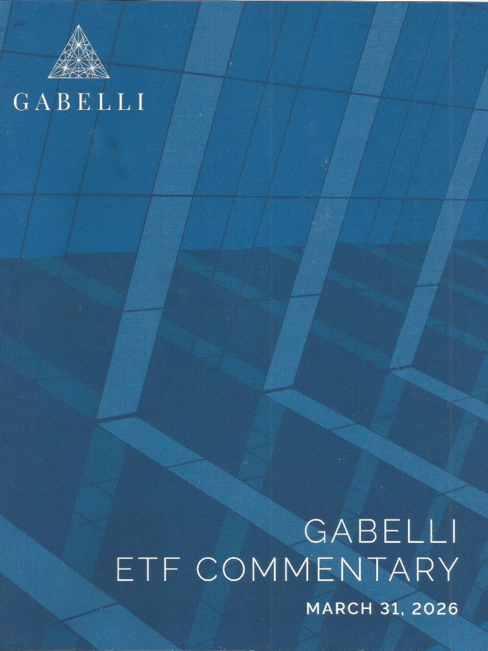 Gabelli ETF Commentary NEWSLETTER 2026 ONLY FOR SHAREHOLDERS GREAT INSIGHT RARE!